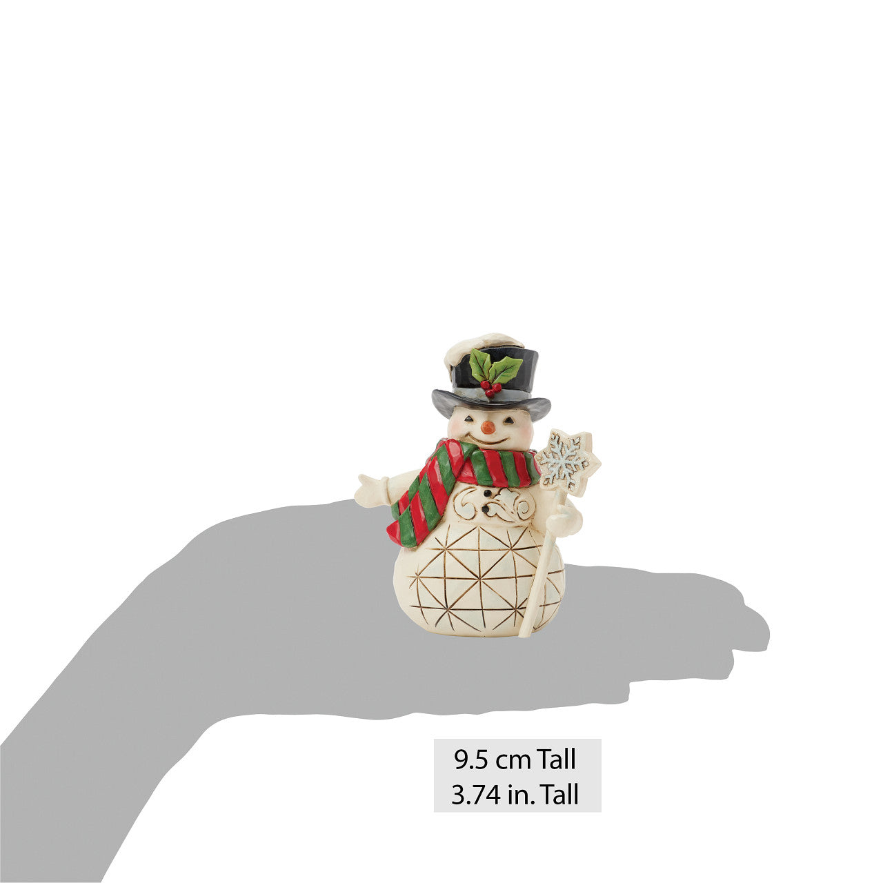 Snowman with Snowflake Staff Mini