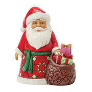 Filled with Christmas Cheer Santa with Toy Bag Pint Size