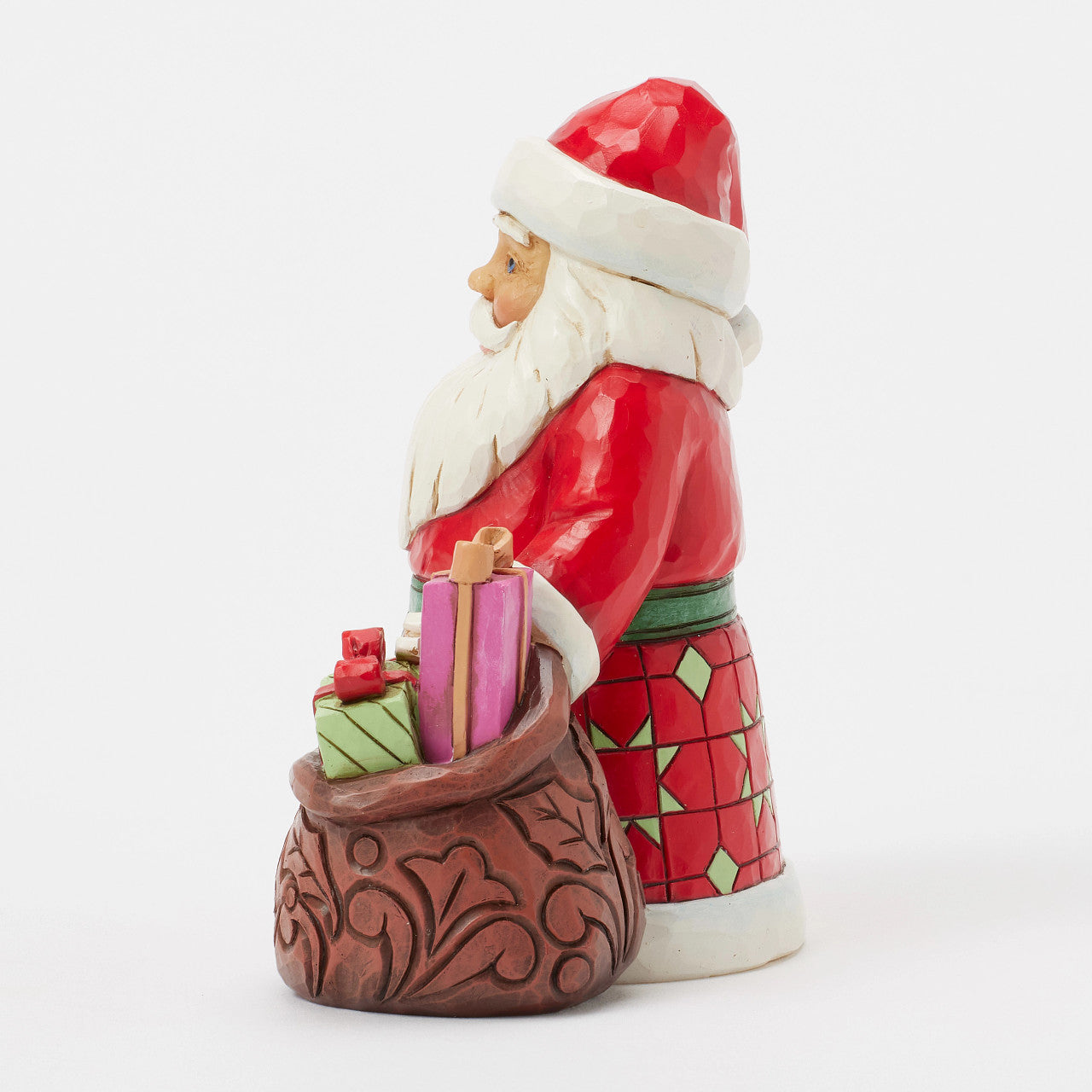 Filled with Christmas Cheer Santa with Toy Bag Pint Size