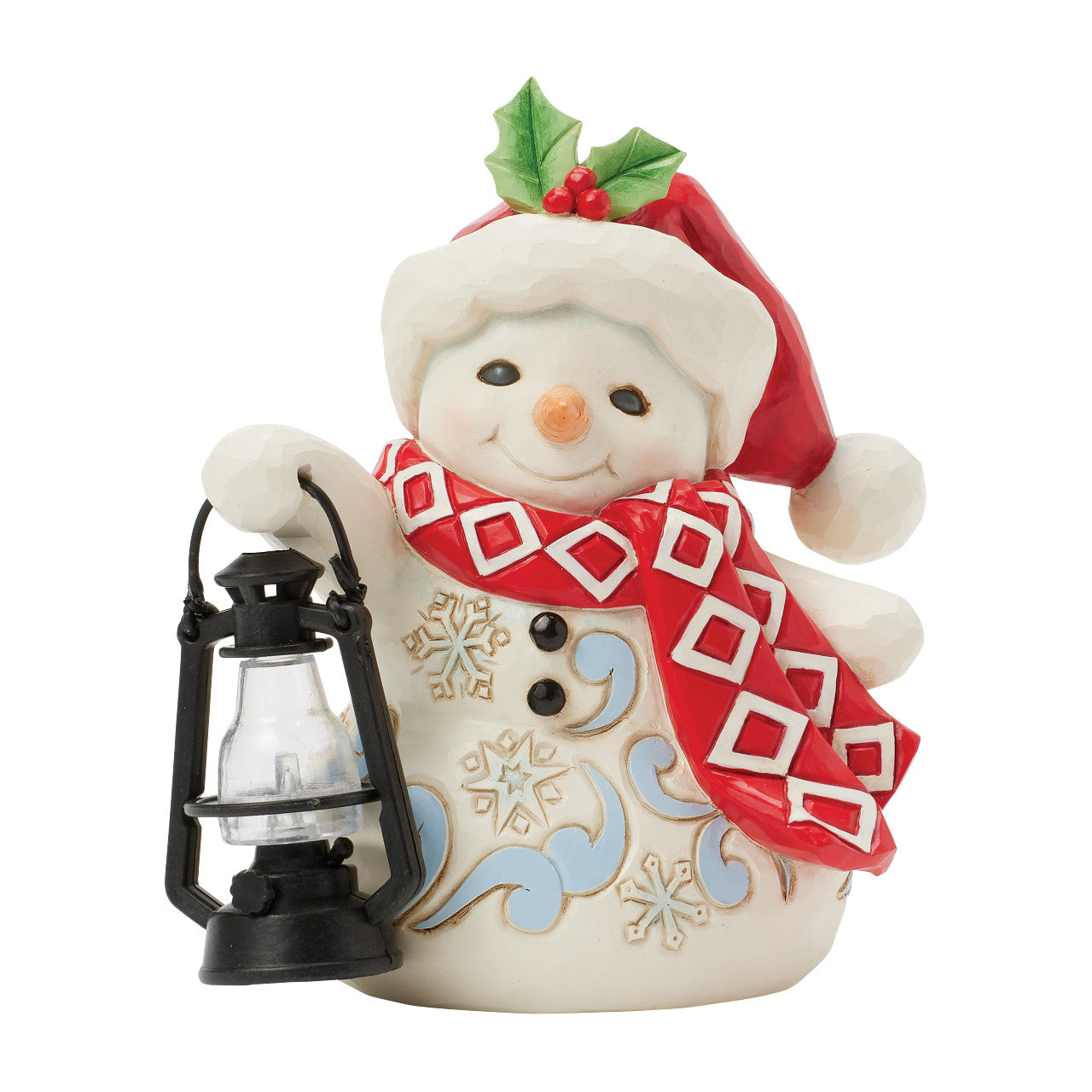 Twinkle Bright Snowman Oversized Lantern Pint Size