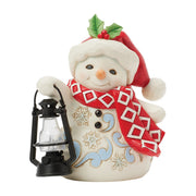 Twinkle Bright Snowman Oversized Lantern Pint Size