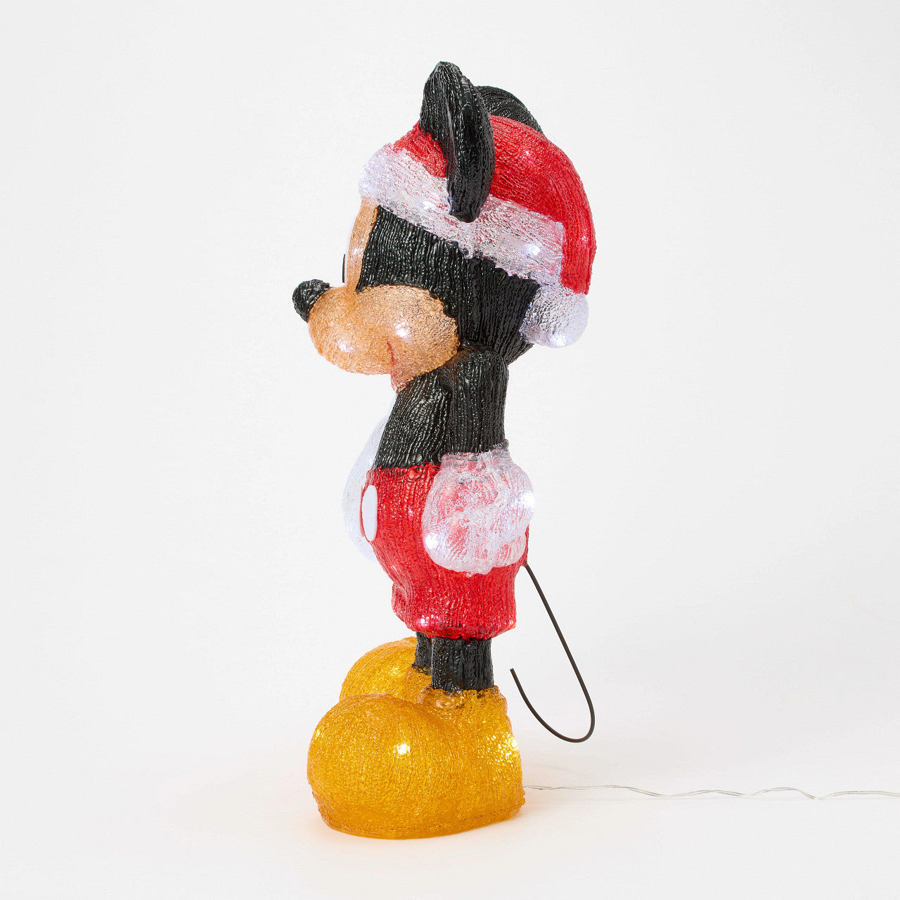 Mickey Mouse Santa LED Lit Statue