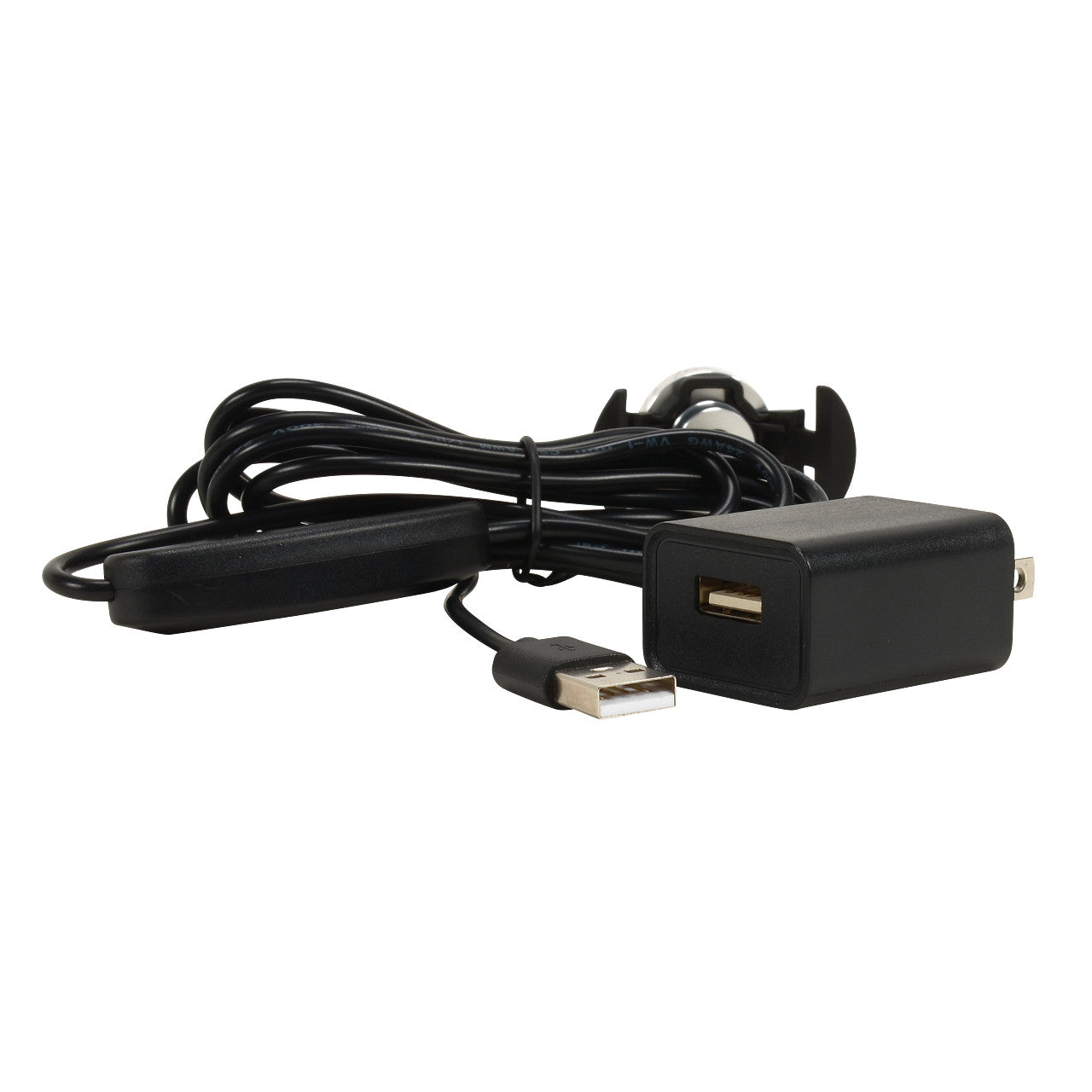USB Cord & Power Adapter Black