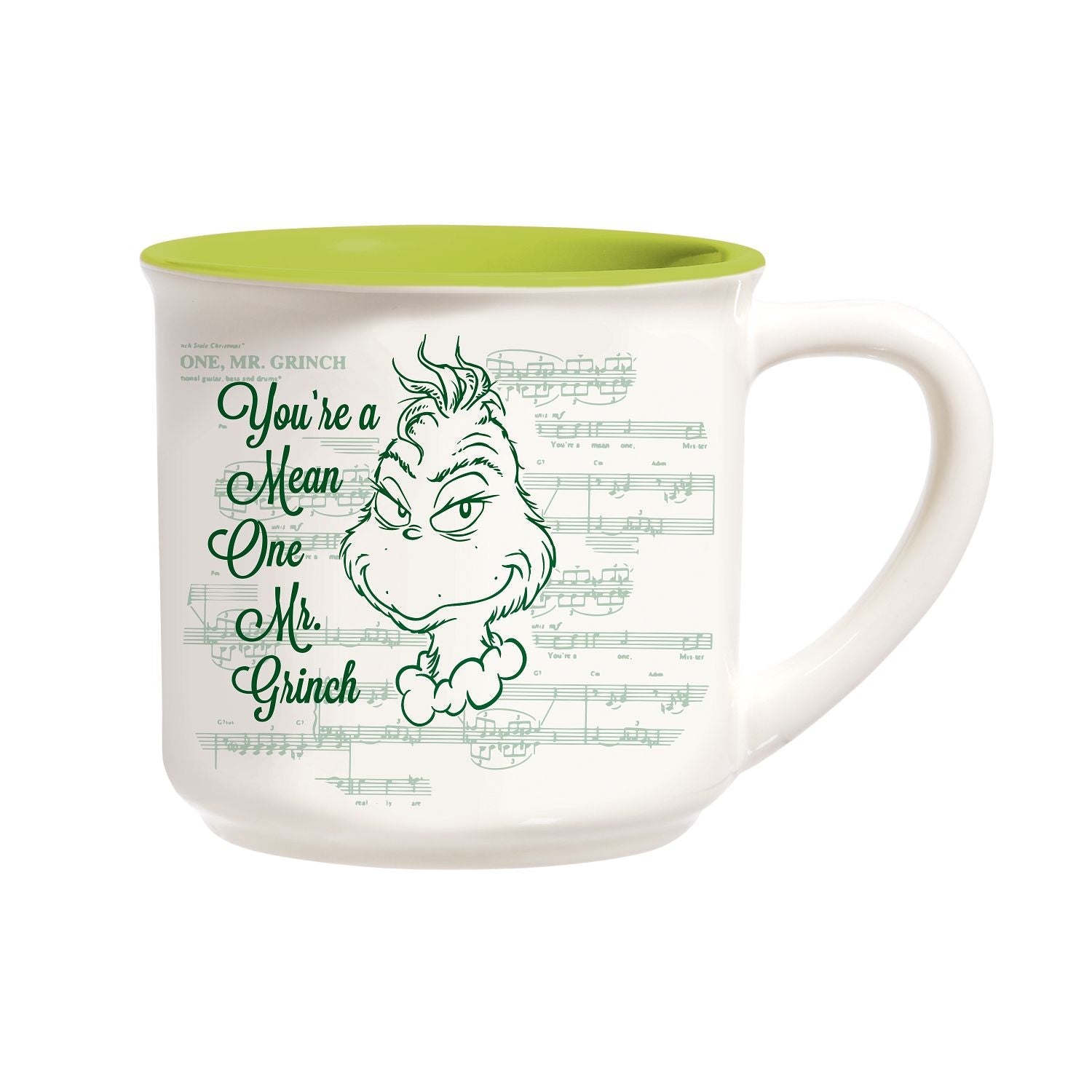 Grinch You're a Mean One Song Mug 18 Ounces