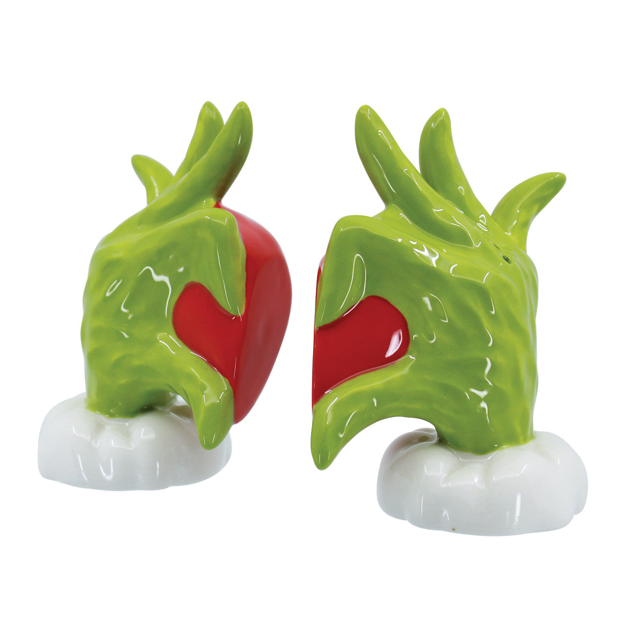 Grinch Heart Hands Salt and Pepper Set of 2