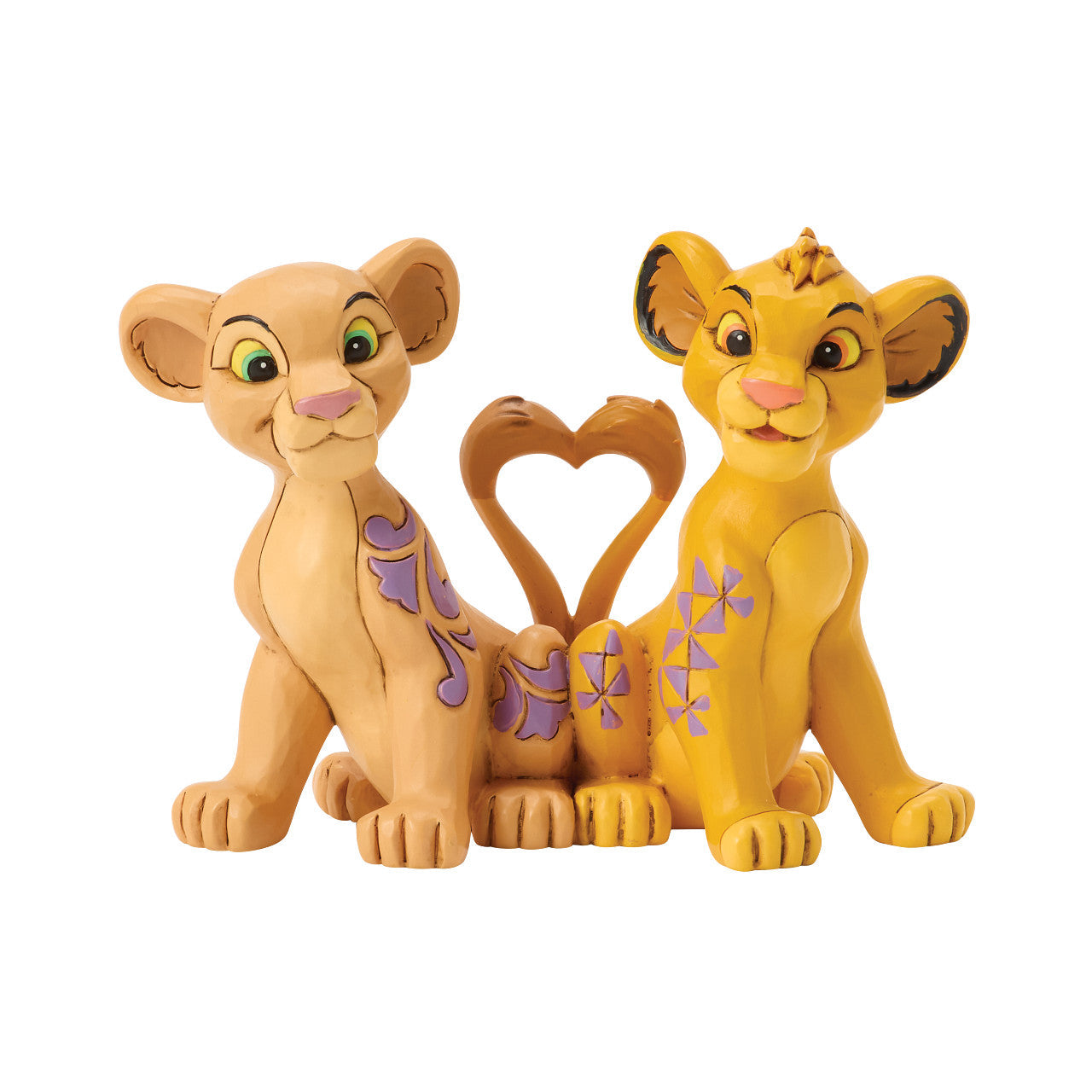 The Circle of Love Simba and Nala with Heart Tails