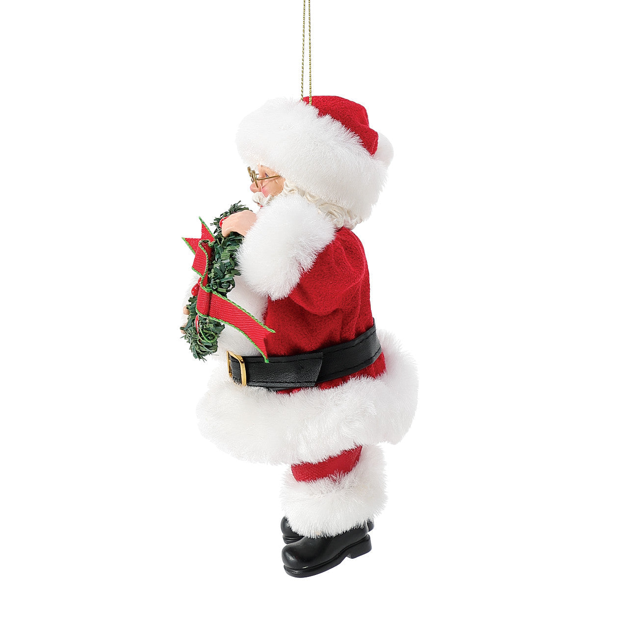 2026 Santa with Wreath Ornament