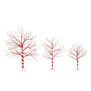 Peppermint Twist Tree Set Of 3