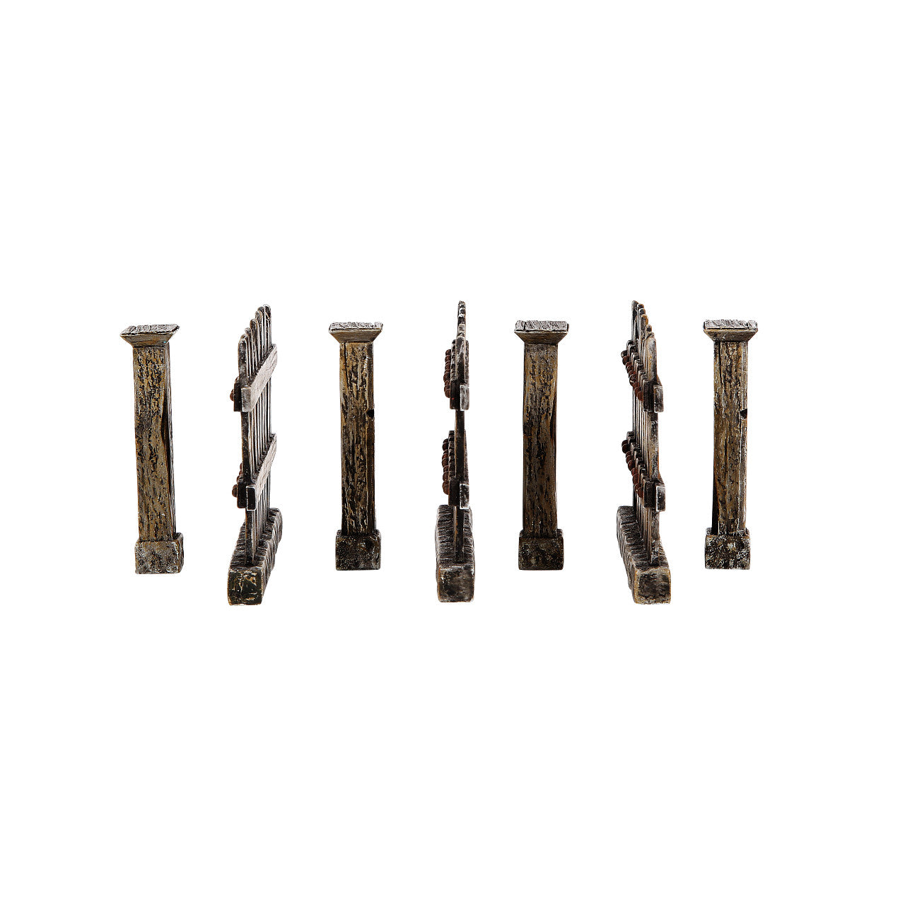 Village Line Fence Set of 7