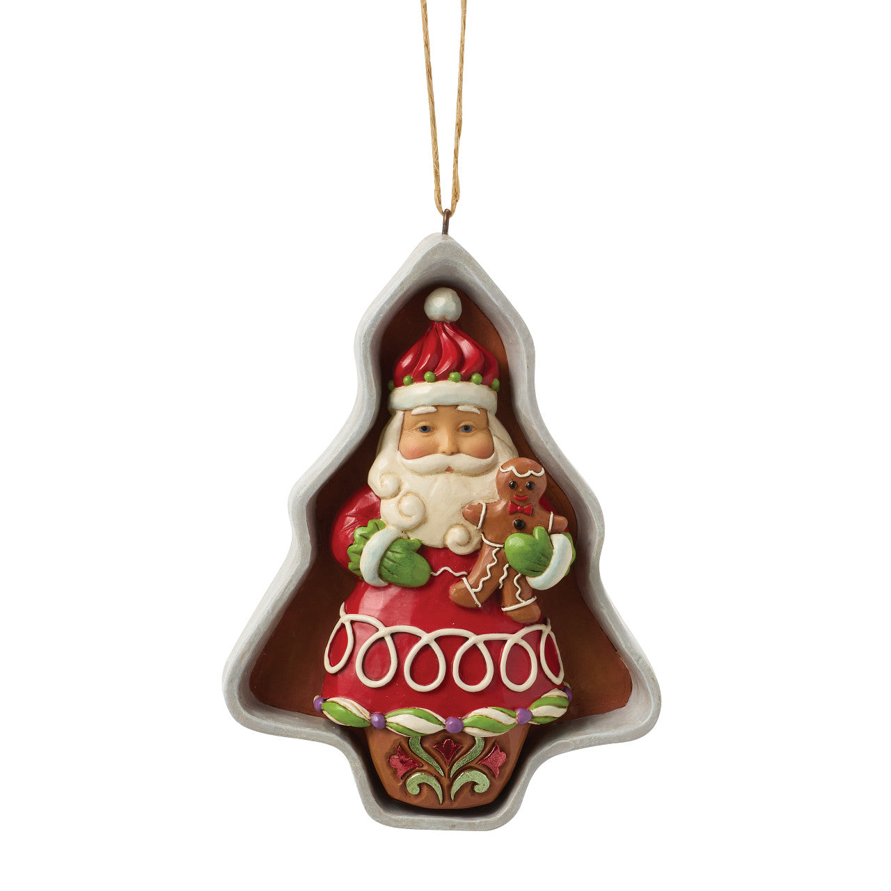 Gingerbread Santa Cookie Cutter Ornament