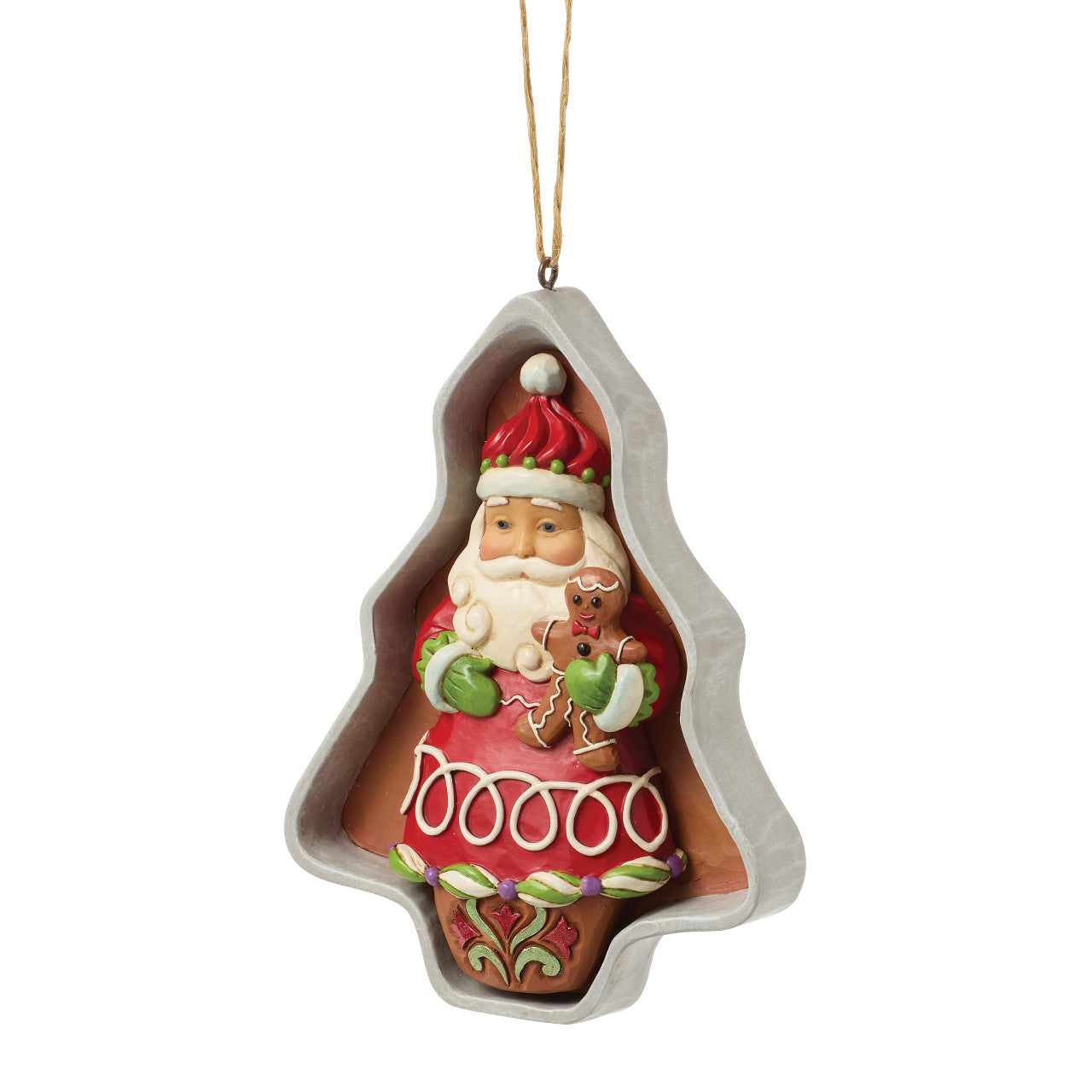 Gingerbread Santa Cookie Cutter Ornament