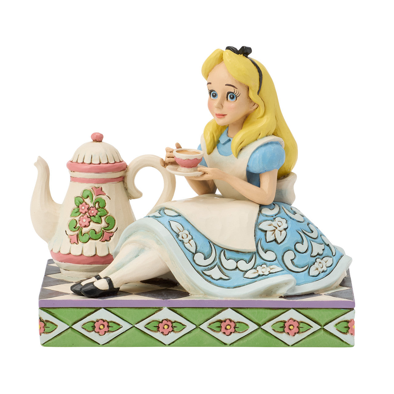 A Cup of Curiosity Alice with Teapot