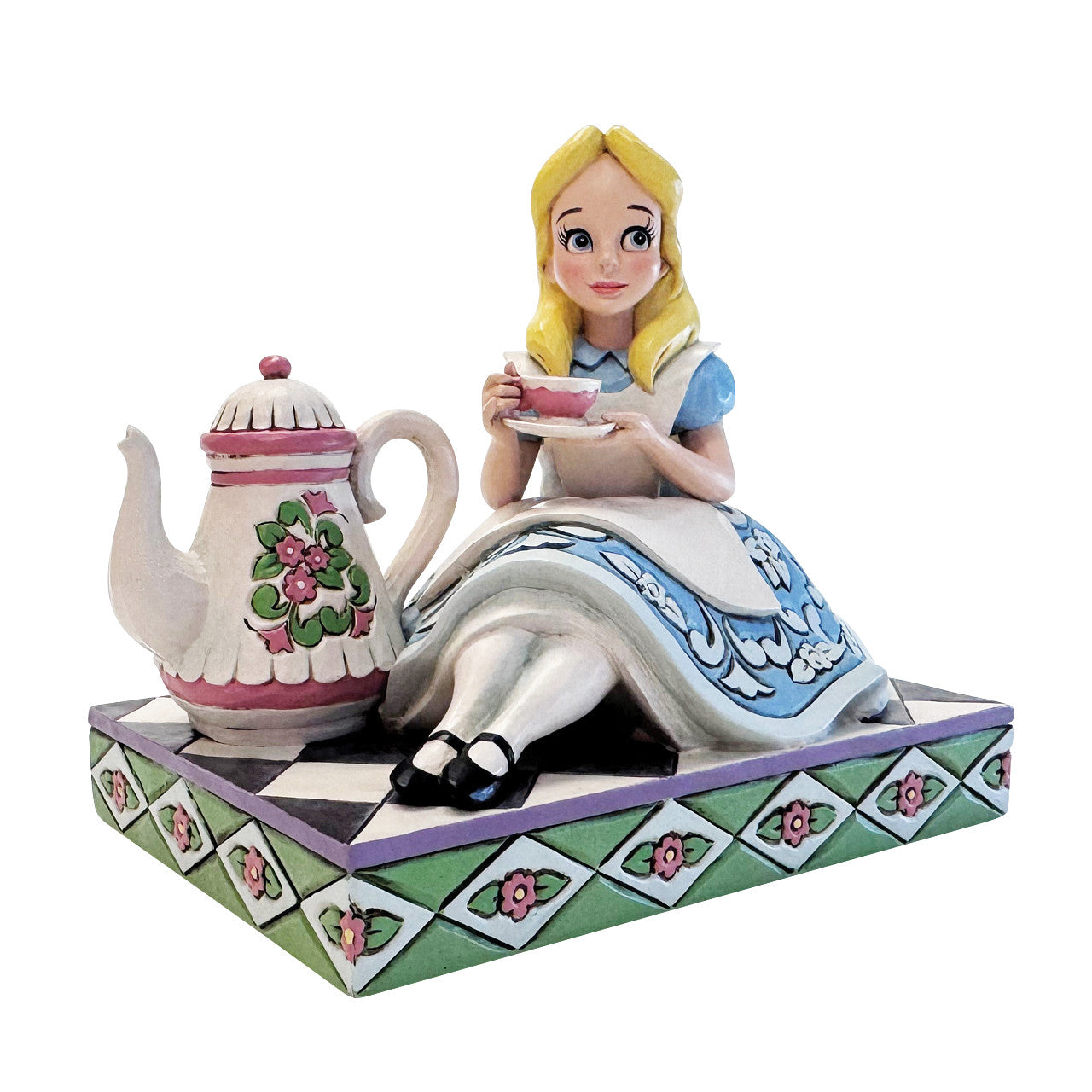 A Cup of Curiosity Alice with Teapot