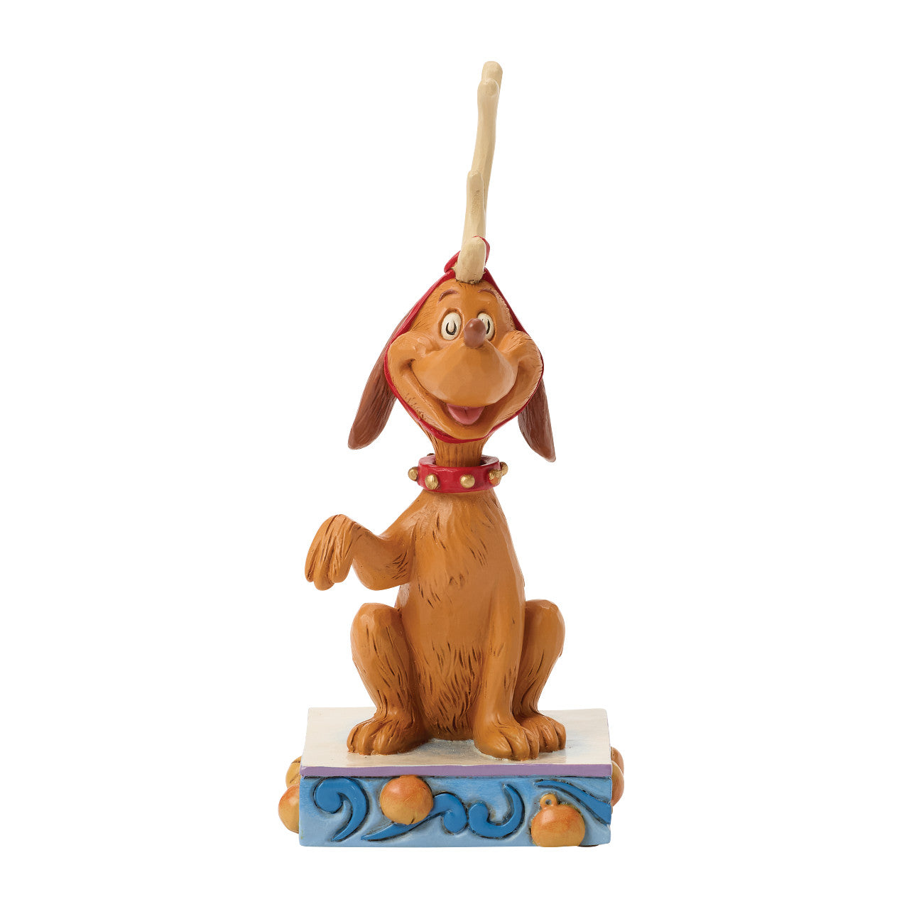 Max with Bell on Tail and Antlers on Head