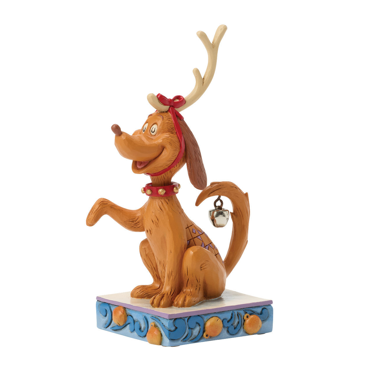Max with Bell on Tail and Antlers on Head
