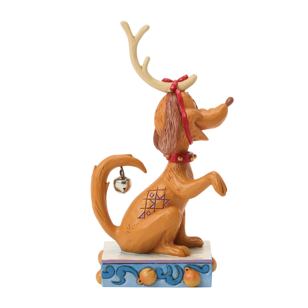 Max with Bell on Tail and Antlers on Head
