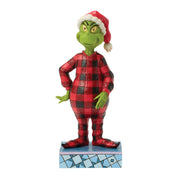 Grinch Wearing Buffalo Plaid Pajamas