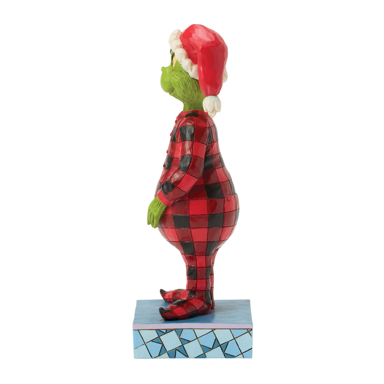 Grinch Wearing Buffalo Plaid Pajamas