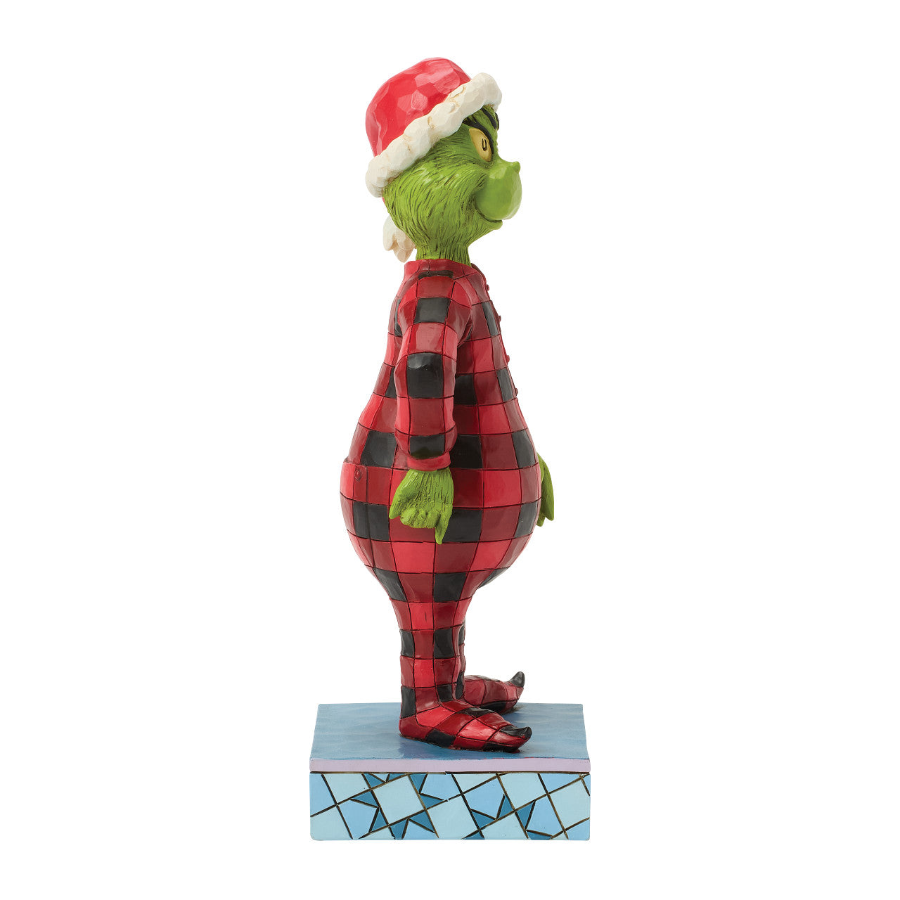 Grinch Wearing Buffalo Plaid Pajamas
