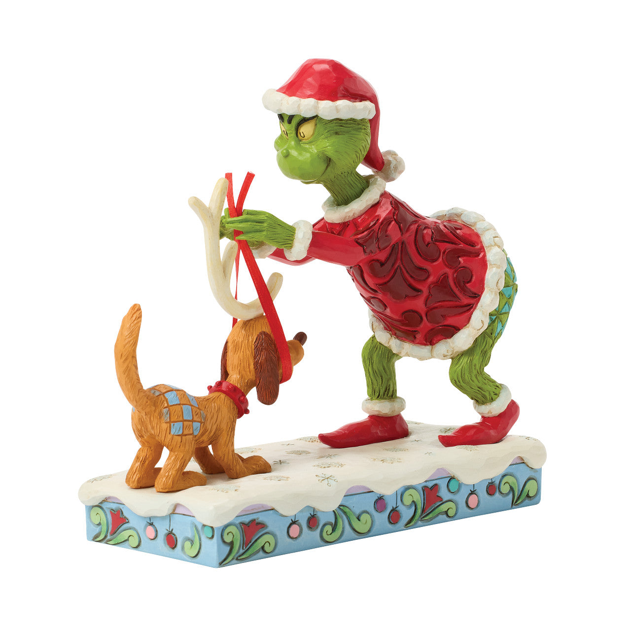 Grinch Tying Antlers on Max