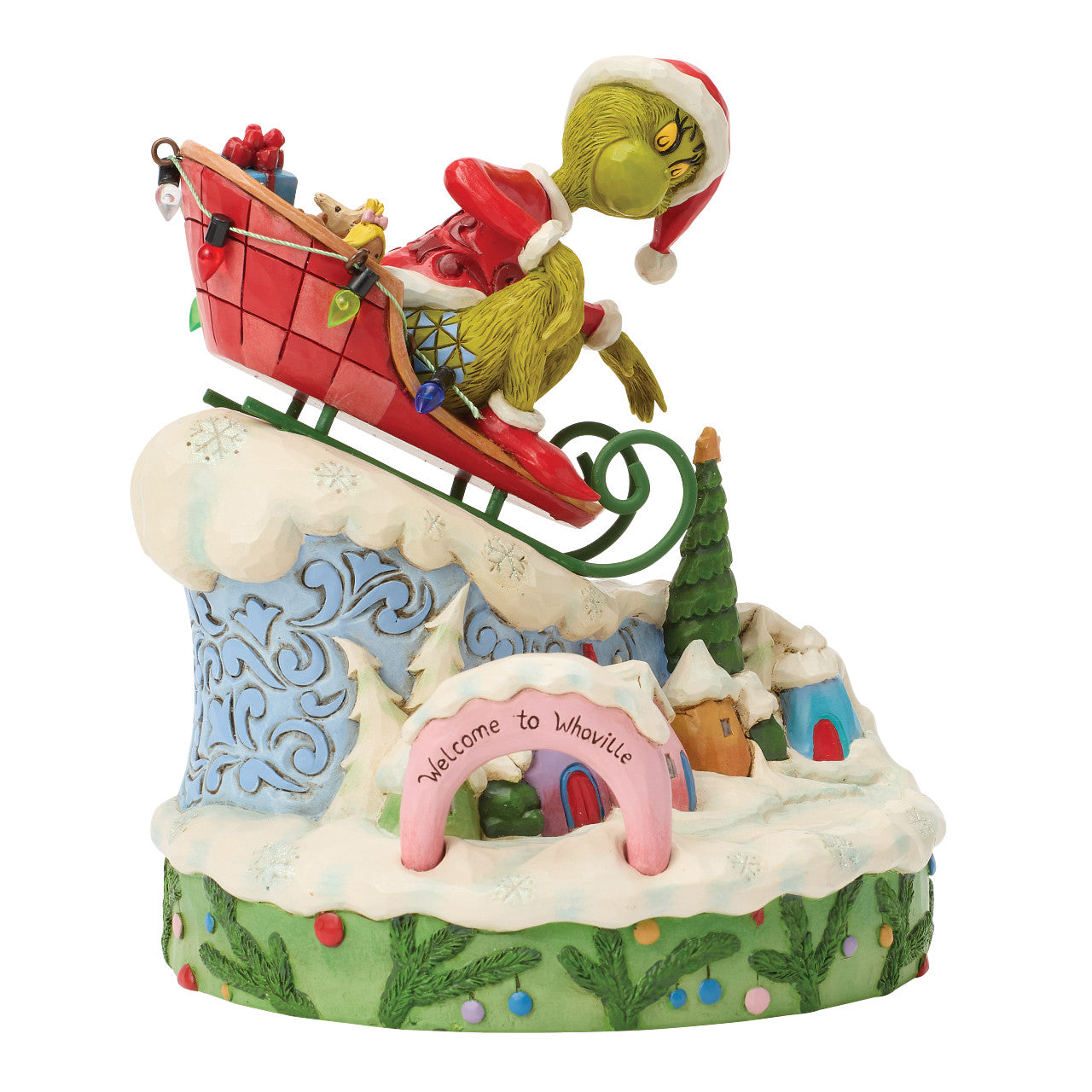 Large Grinch on Small Sled