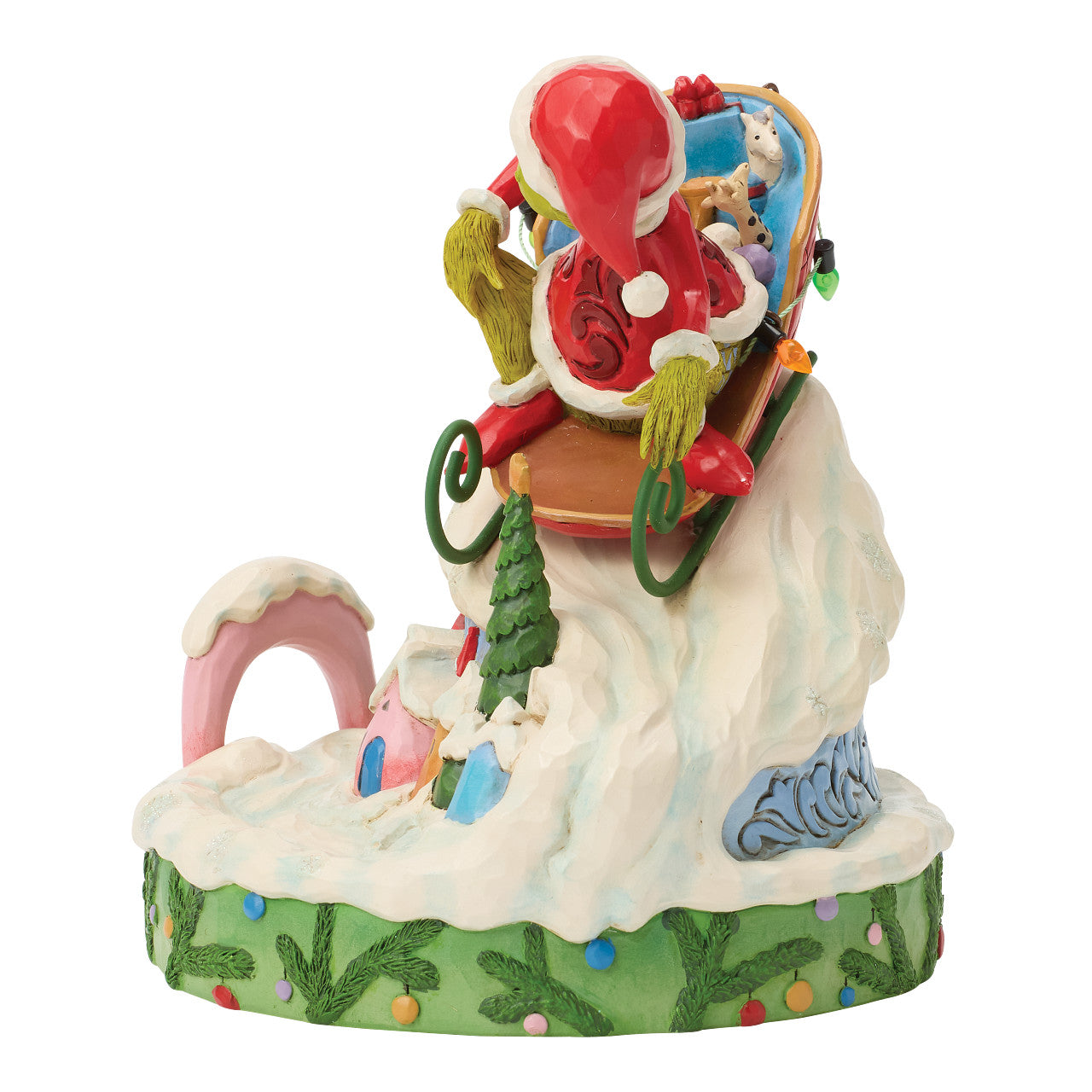 Large Grinch on Small Sled
