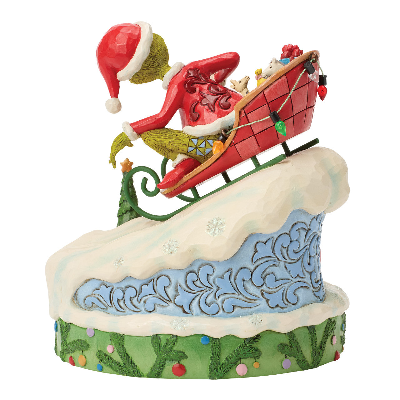 Large Grinch on Small Sled