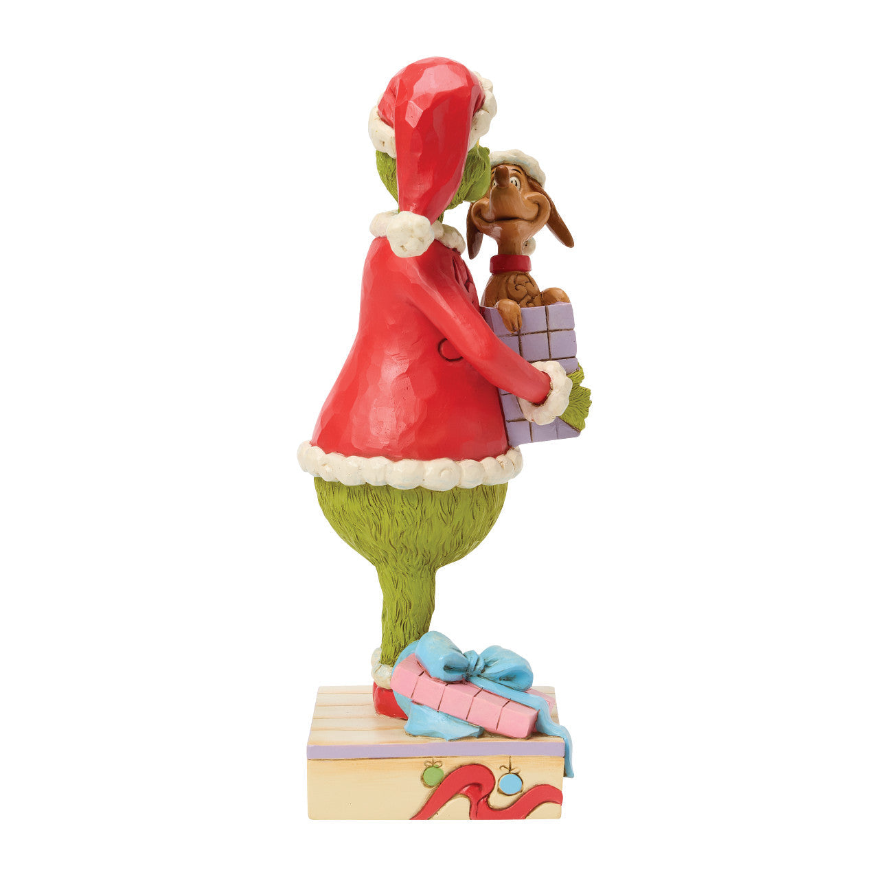 Grinch Holding Gift with Max Inside