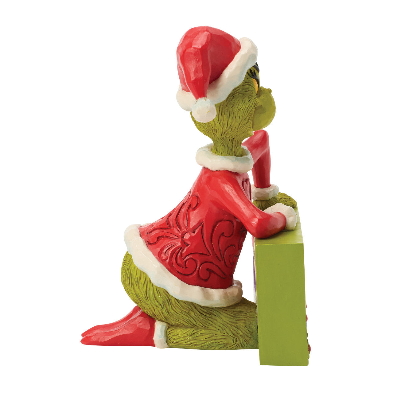 Grinch with Rotating Message Sign