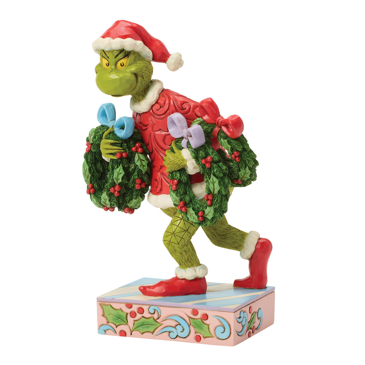 Grinch with Multiple Wreaths
