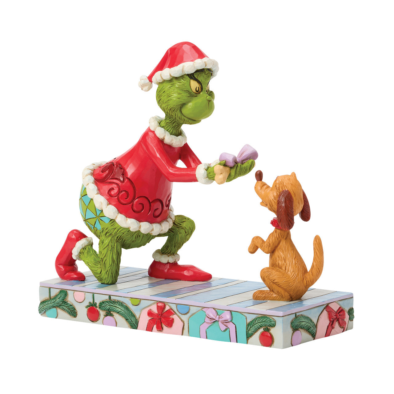 Grinch Giving Max a Bone