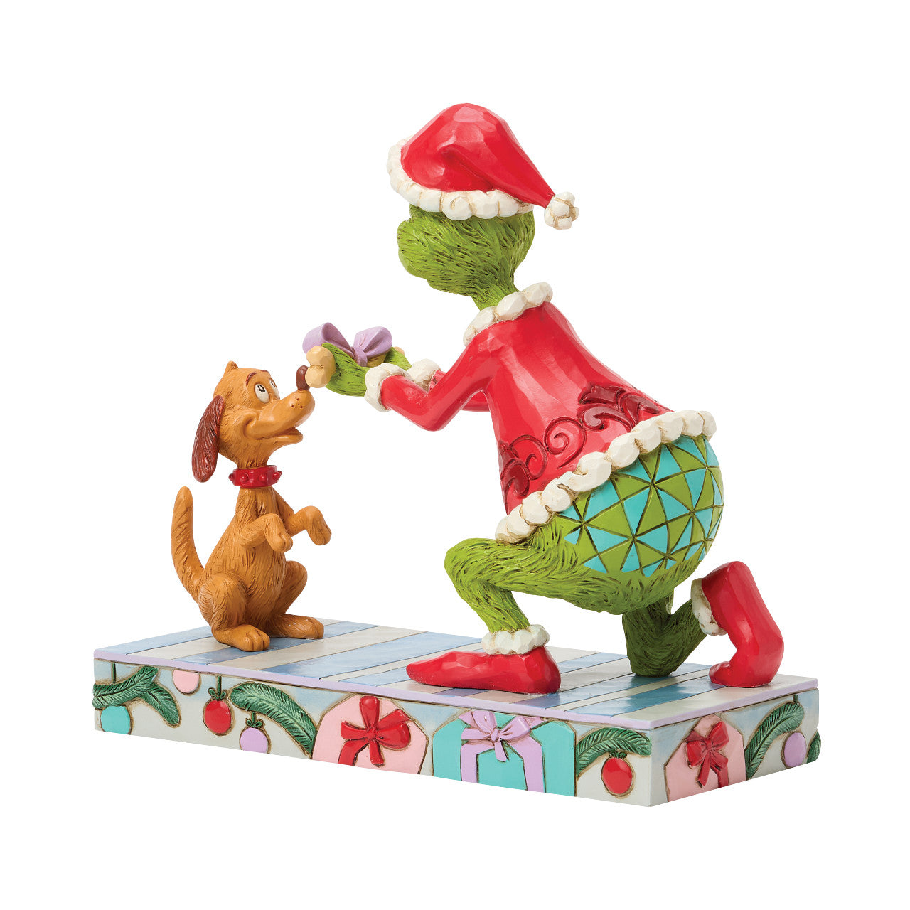 Grinch Giving Max a Bone
