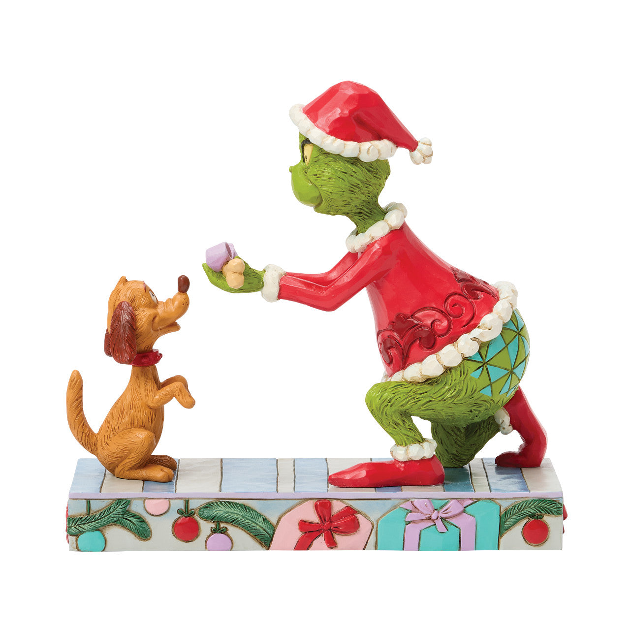 Grinch Giving Max a Bone