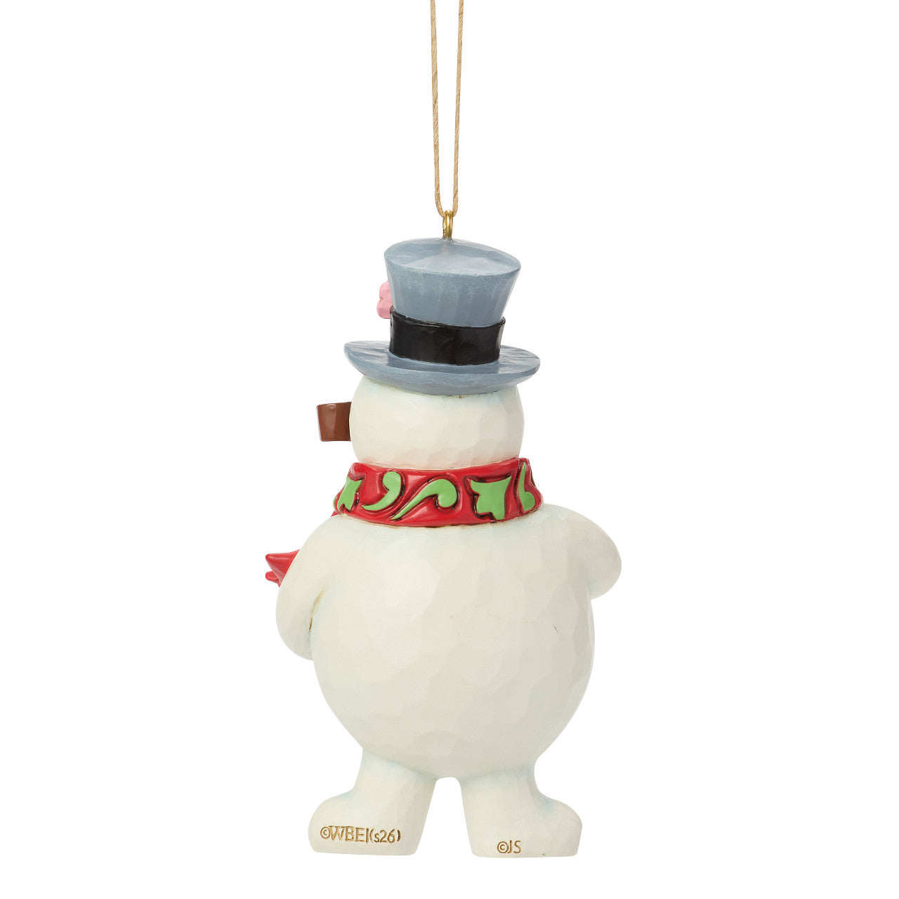 Frosty the Snowman with Dated Wreath Ornament