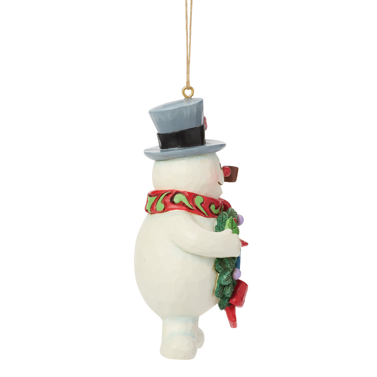 Frosty the Snowman with Dated Wreath Ornament