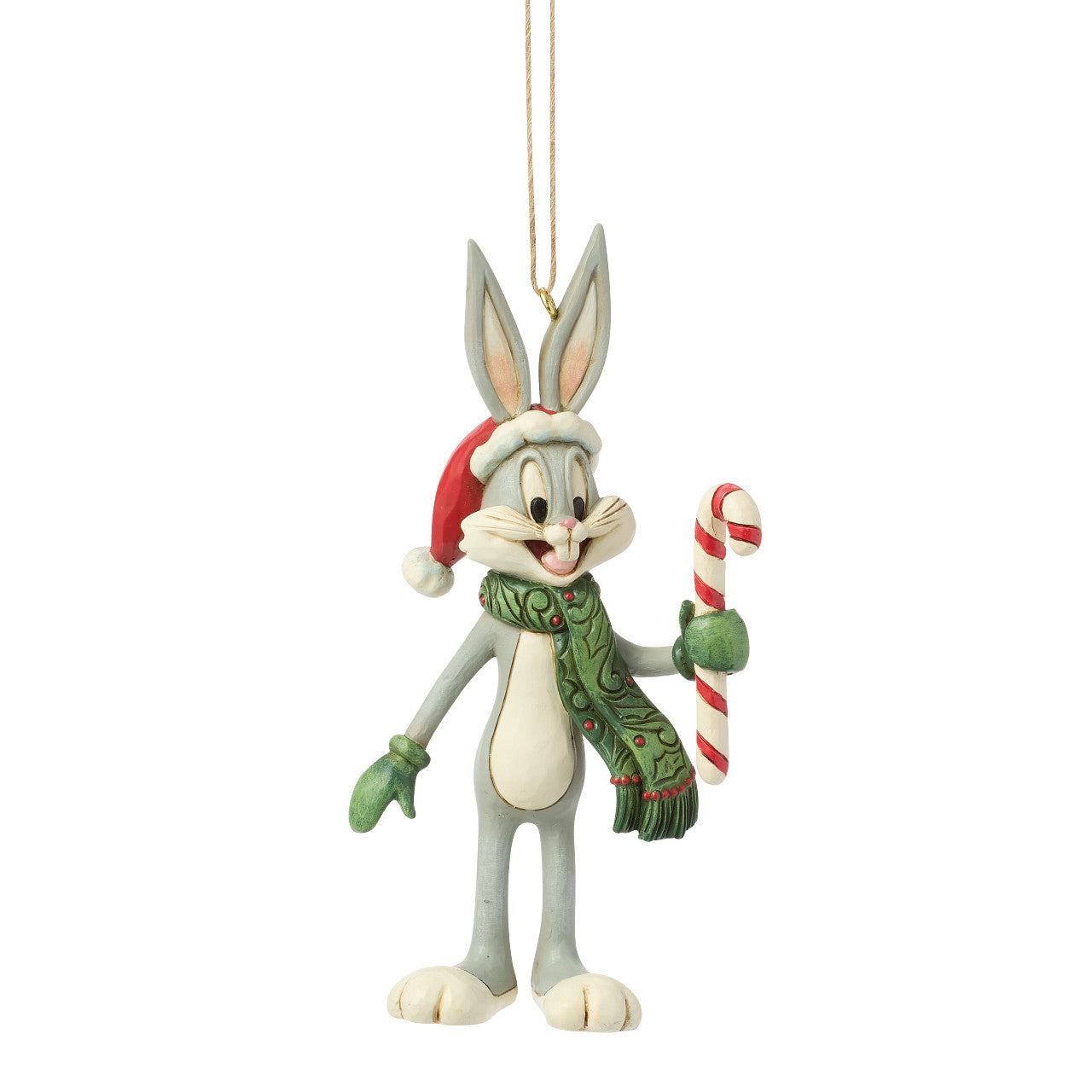 Looney Tunes Bugs Bunny with Sancy Cane Ornament