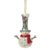 Snowman with Tall Top Hat