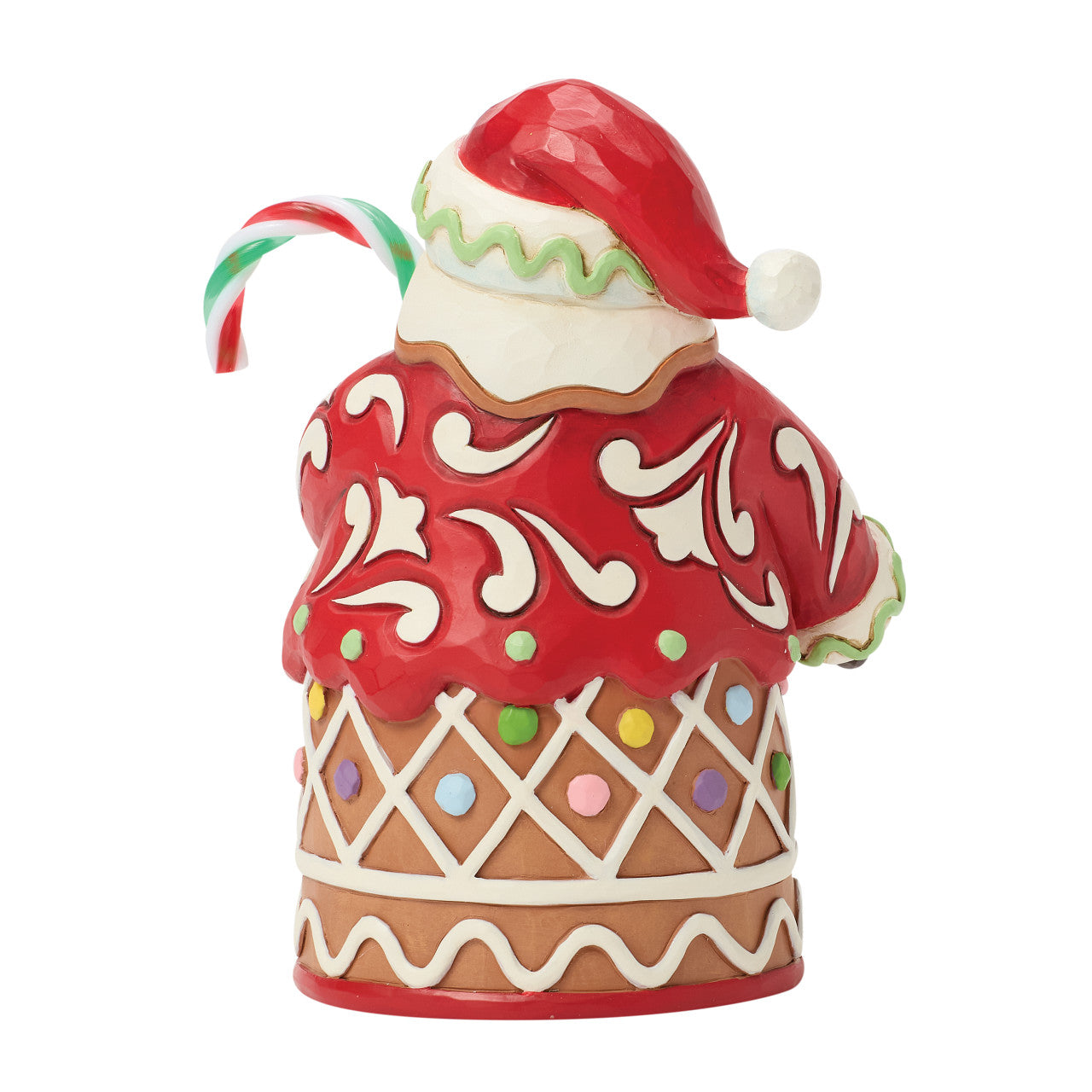 Candy Cane Delight Gingerbread Santa Candy Pint Sized