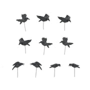 Halloween Crows Set of 10