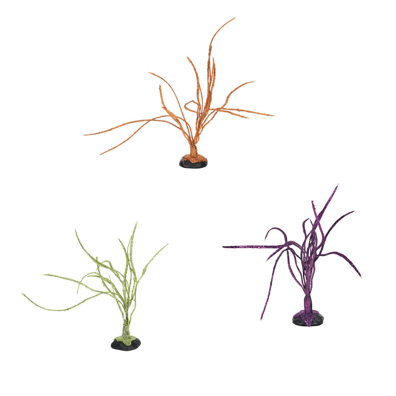 Festive Halloween Trees Set of 3