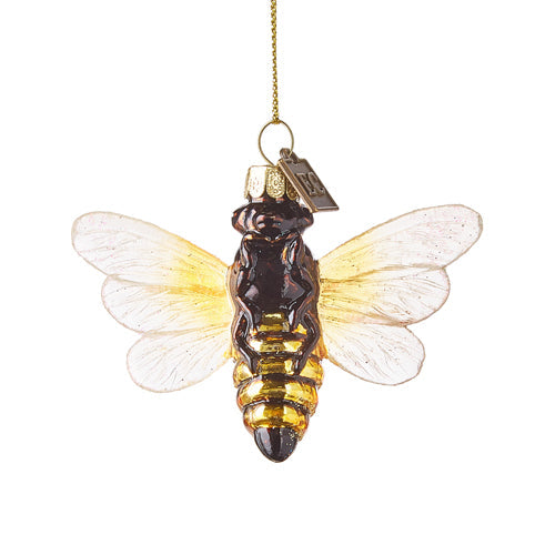 Bee Happy Ornament 3"