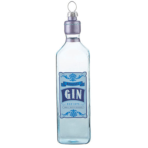 Gin Bottle Ornament 5.75"