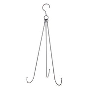 Horizontal Black Wreath Hanger 29.5"