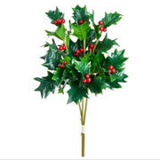 Holly Bundle with Berry 18"