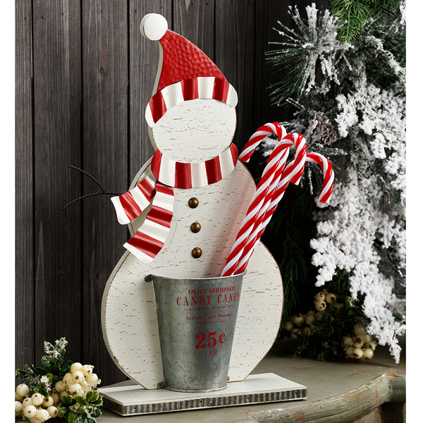 Red & White Candy Cane 11" Boxed Set of 6