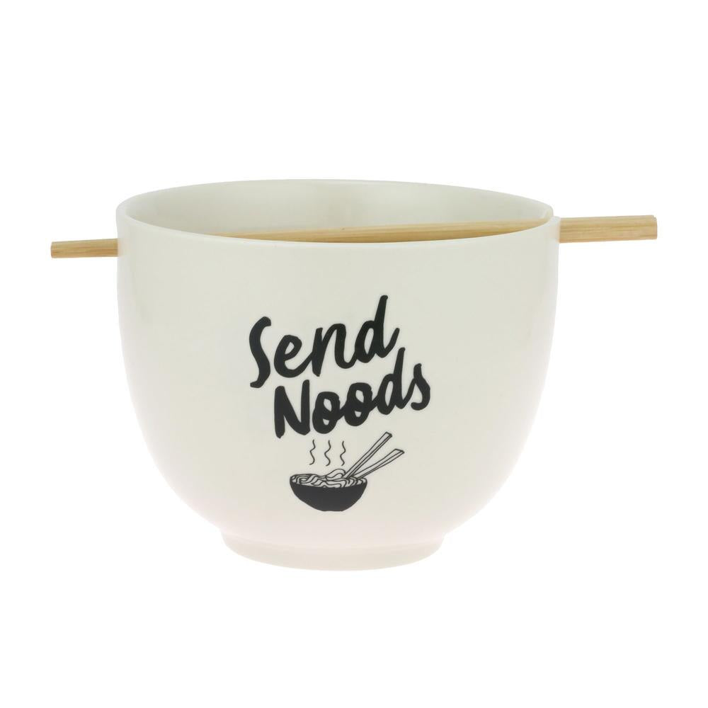 Send Noods Ramen Bowl with Chopsticks