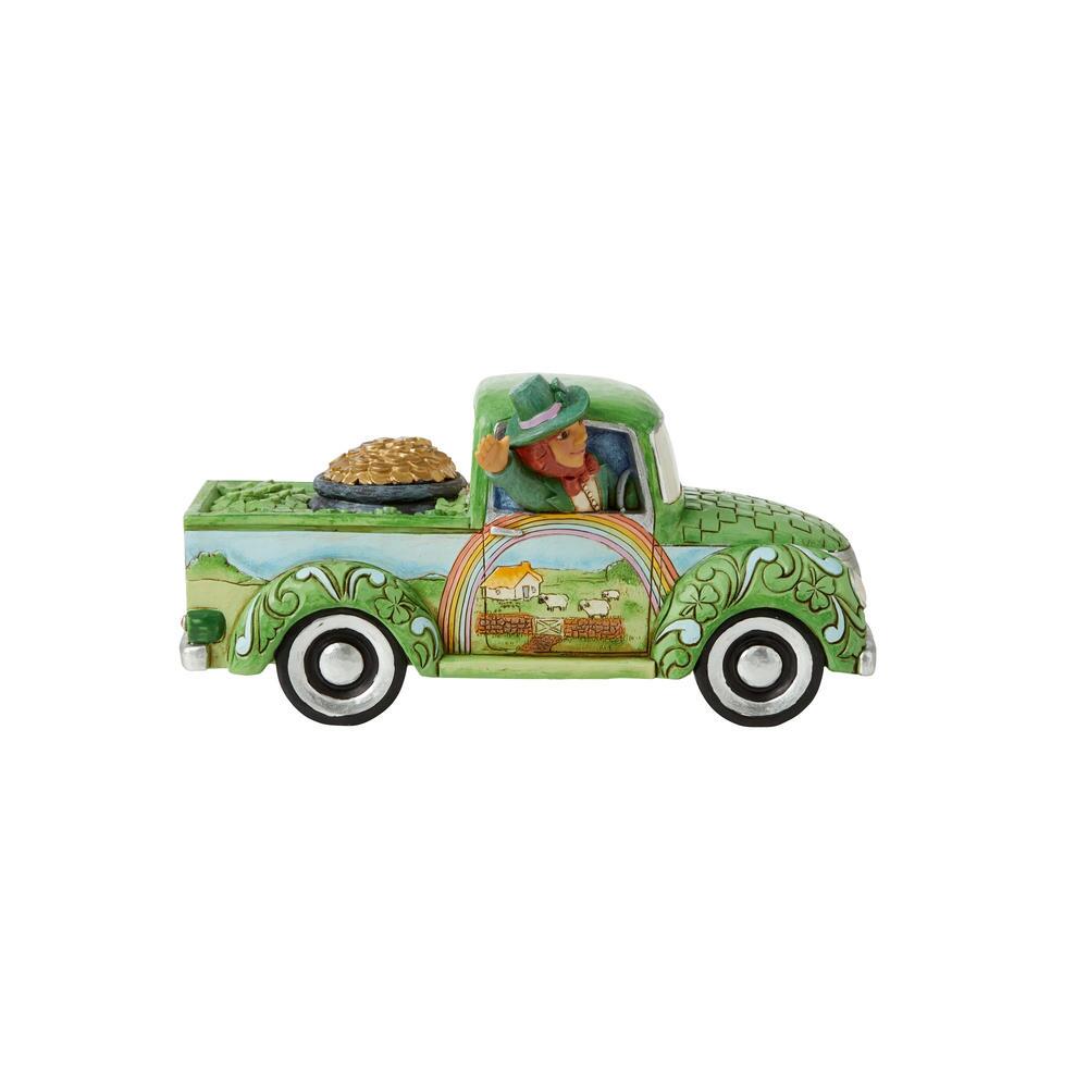 Truckload Of Luck Green Irish Pickup Truck