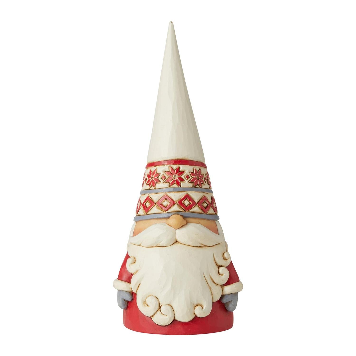 Nordic Noel White Snowflake Hat Gnome