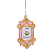Champagne Button Ornament