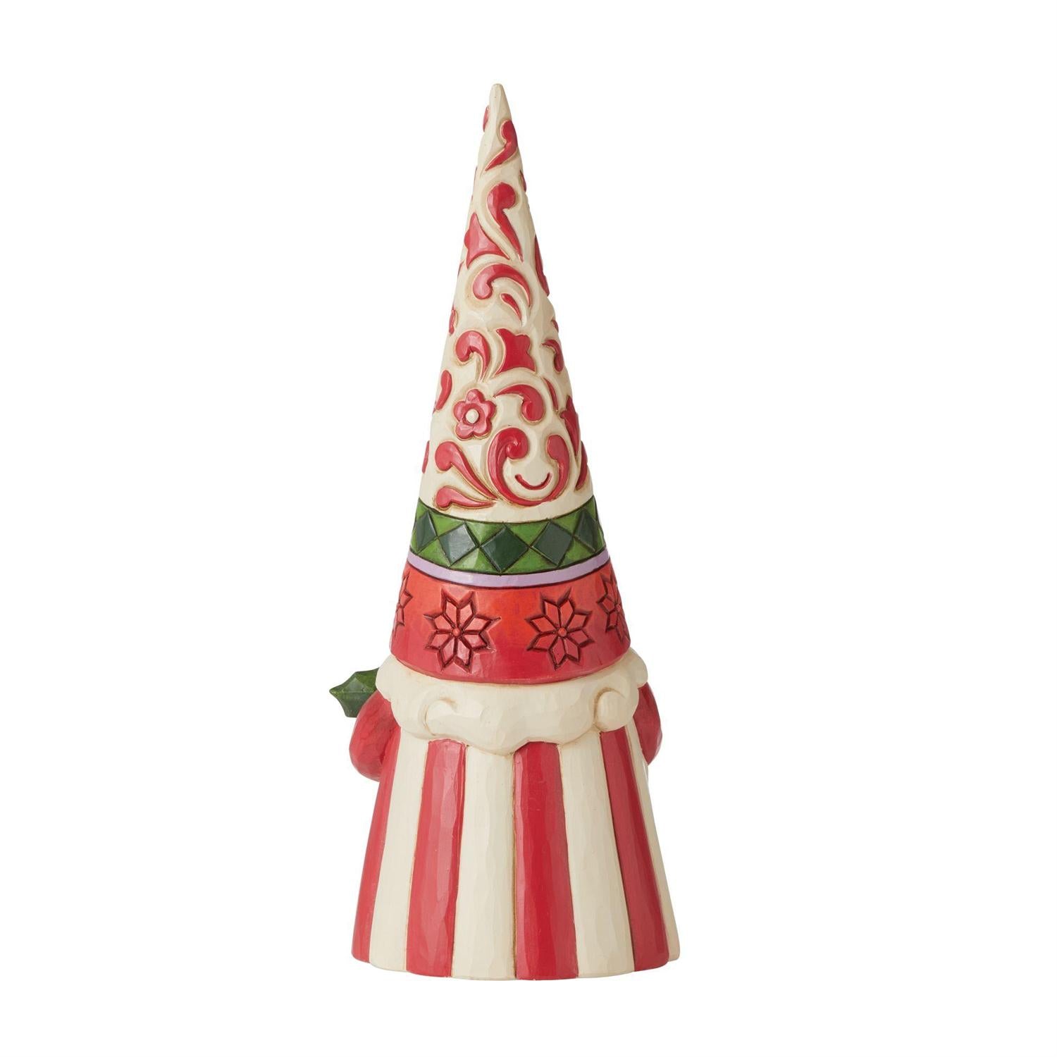 Holly Jolly Gnome Tall Christmas Gnome with Holly